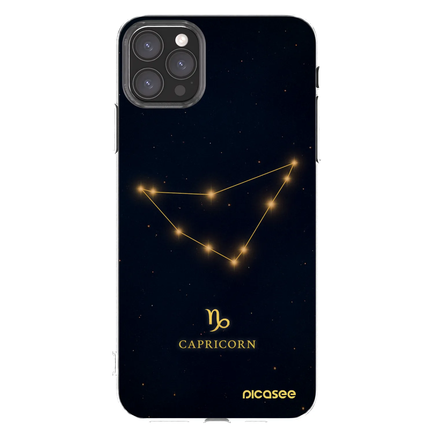 Picasee átlátszó szilikon tok az alábbi mobiltelefonokra Apple iPhone 11 Pro Max - CAPRICORN