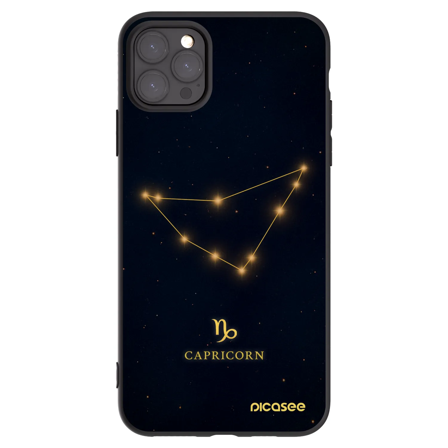 Picasee fekete szilikon tok az alábbi mobiltelefonokra Apple iPhone 11 Pro Max - CAPRICORN