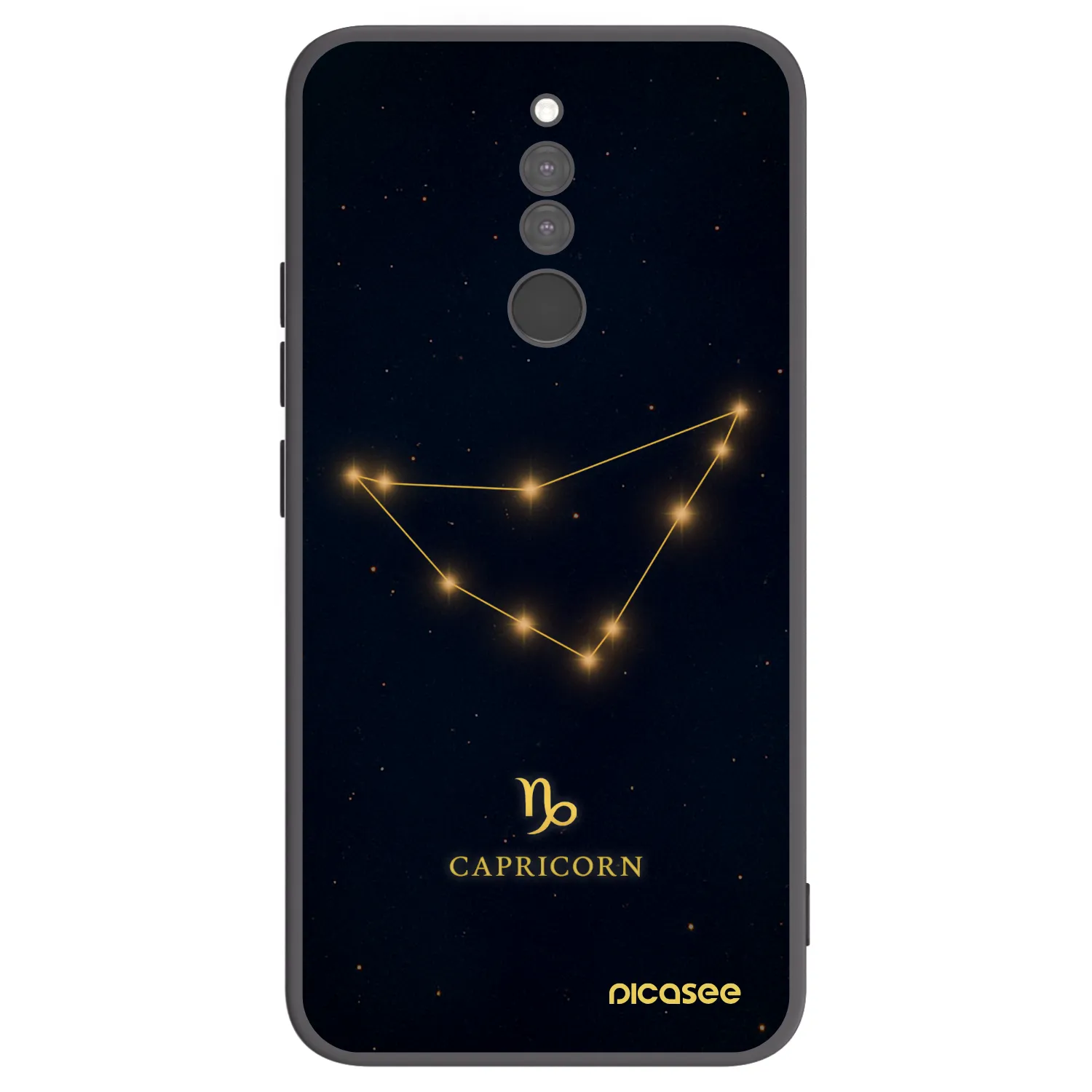 Picasee fekete szilikon tok az alábbi mobiltelefonokra Xiaomi Redmi 8 - CAPRICORN