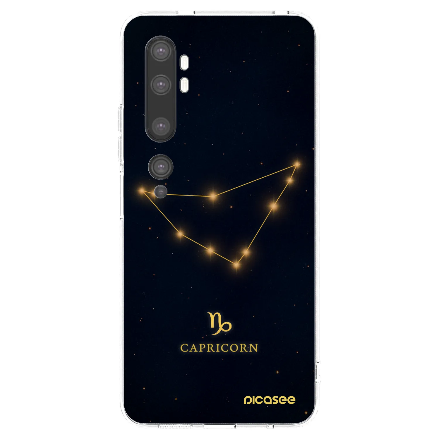 Picasee átlátszó szilikon tok az alábbi mobiltelefonokra Xiaomi Mi Note 10 (Pro) - CAPRICORN
