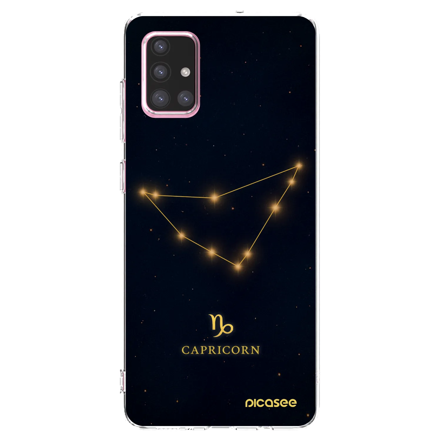 Picasee átlátszó szilikon tok az alábbi mobiltelefonokra Samsung Galaxy A71 A715F - CAPRICORN