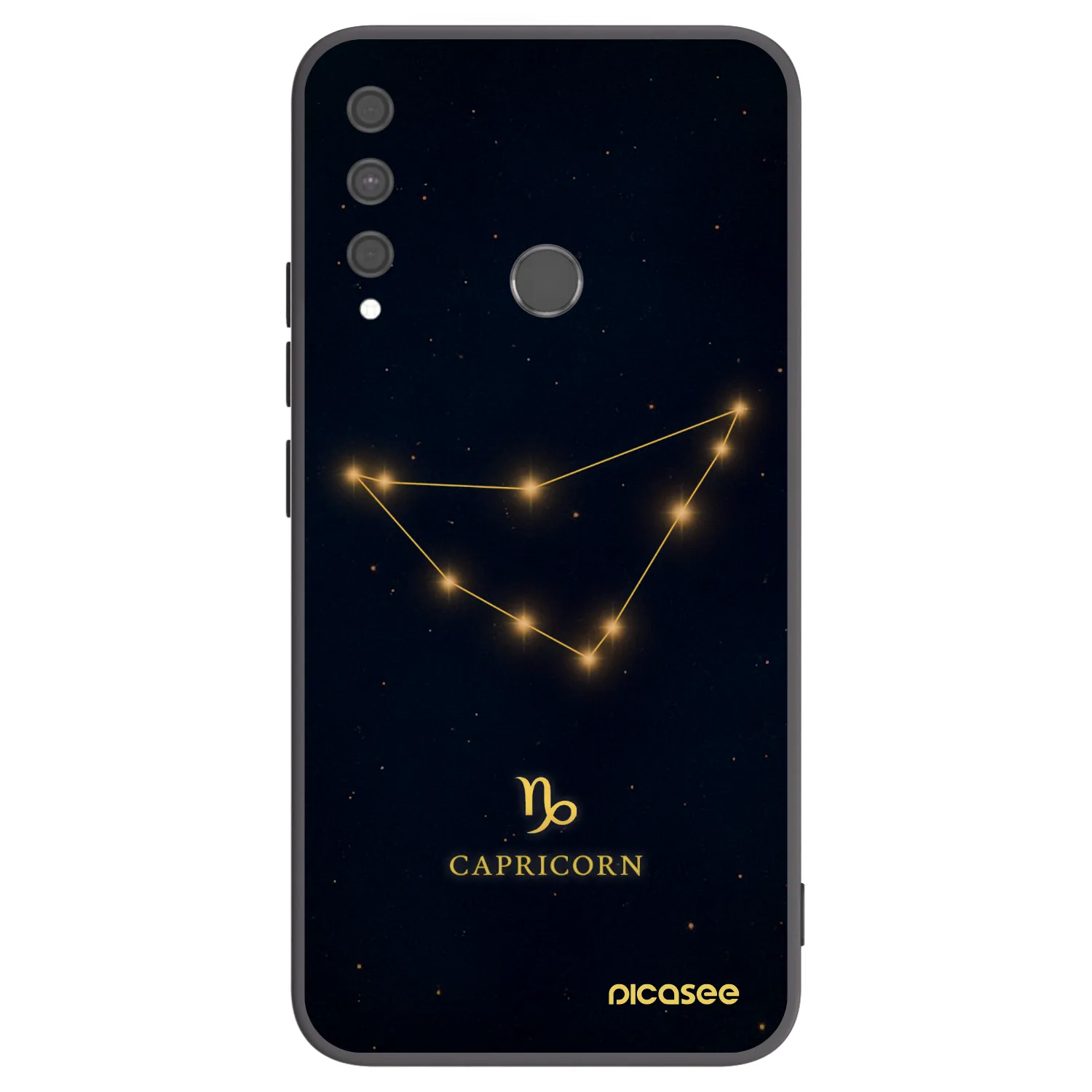 Picasee fekete szilikon tok az alábbi mobiltelefonokra Huawei P40 Lite E - CAPRICORN
