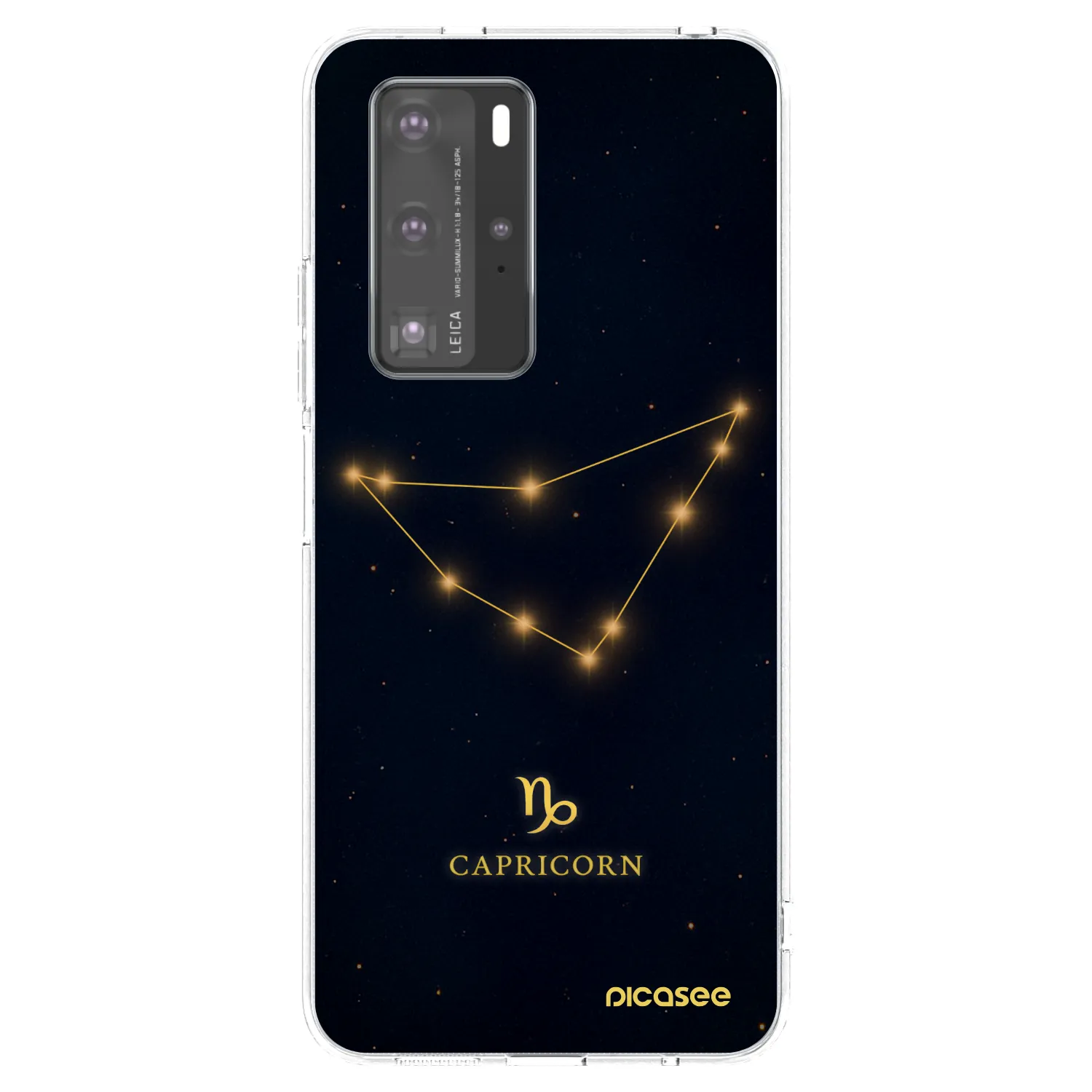 Picasee átlátszó szilikon tok az alábbi mobiltelefonokra Huawei P40 Pro - CAPRICORN