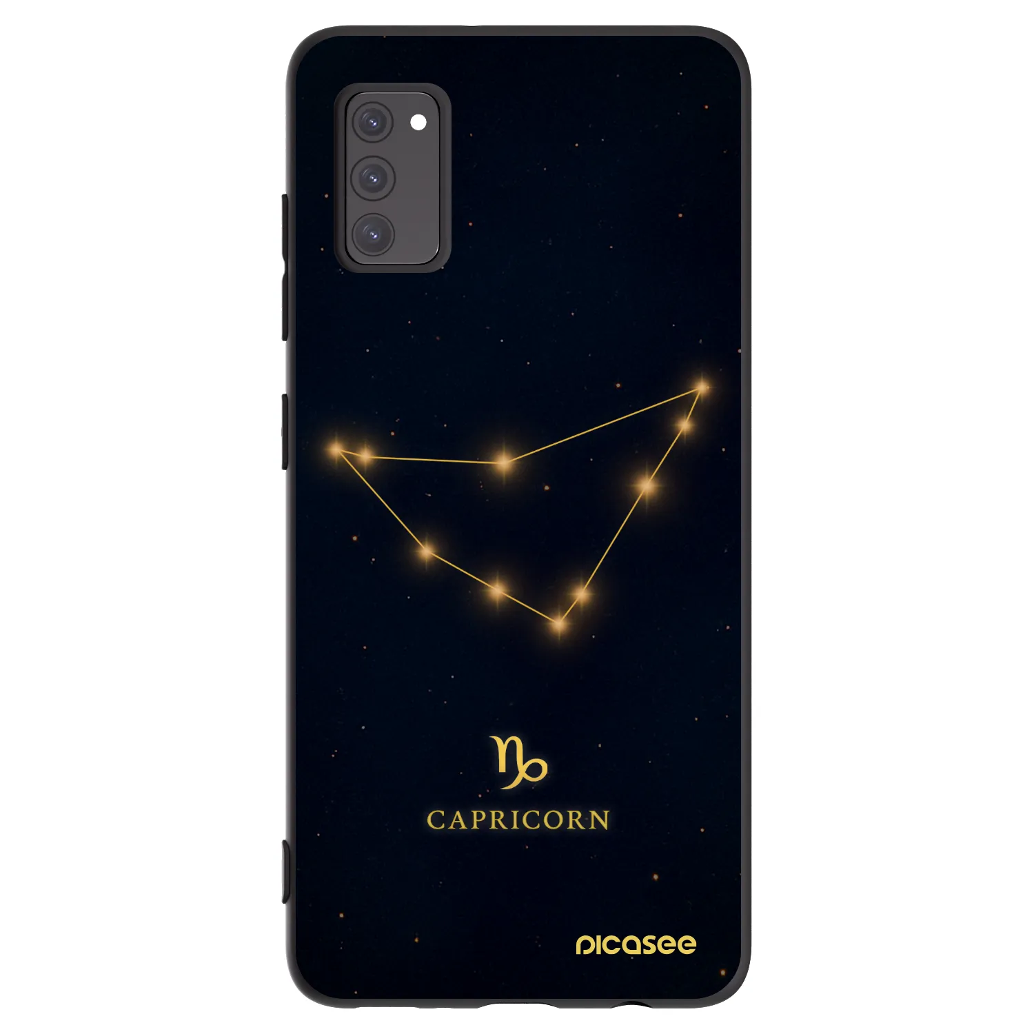 Picasee fekete szilikon tok az alábbi mobiltelefonokra Samsung Galaxy A41 A415F - CAPRICORN