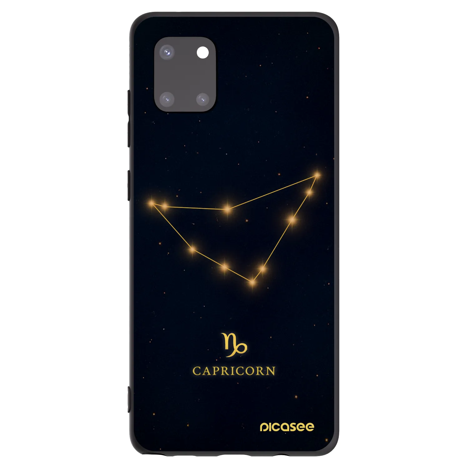 Picasee fekete szilikon tok az alábbi mobiltelefonokra Samsung Galaxy Note 10 Lite N770F - CAPRICORN