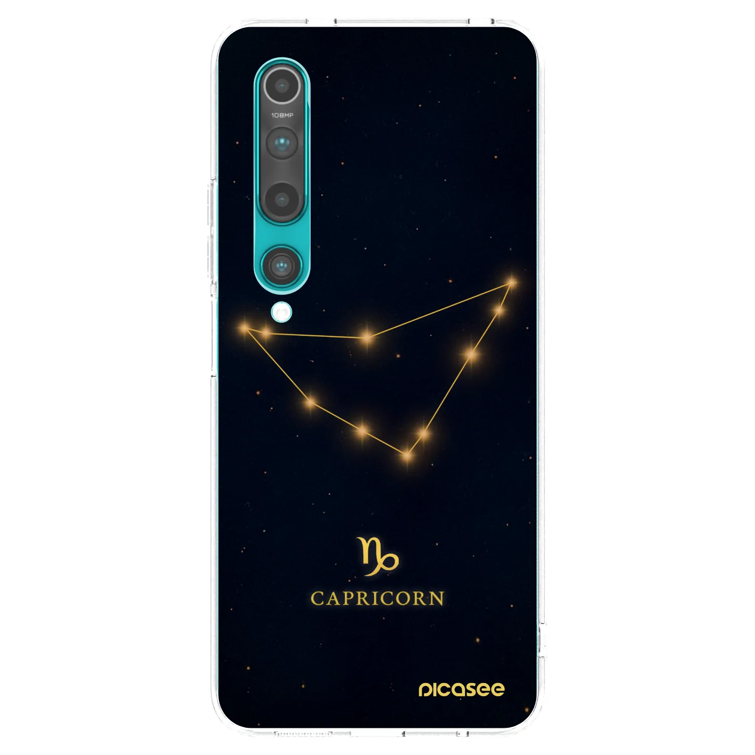 Picasee átlátszó szilikon tok az alábbi mobiltelefonokra Xiaomi Mi 10 - CAPRICORN