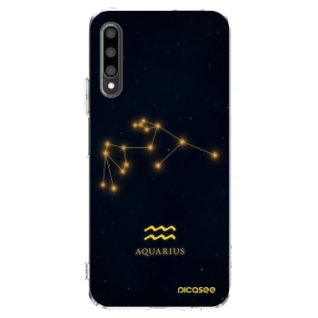Picasee átlátszó szilikon tok az alábbi mobiltelefonokra Honor 9X Pro - AQUARIUS