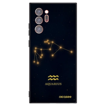 Picasee fekete szilikon tok az alábbi mobiltelefonokra Samsung Galaxy Note 20 Ultra - AQUARIUS