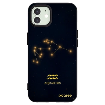 Picasee fekete szilikon tok az alábbi mobiltelefonokra Apple iPhone 12 Pro - AQUARIUS
