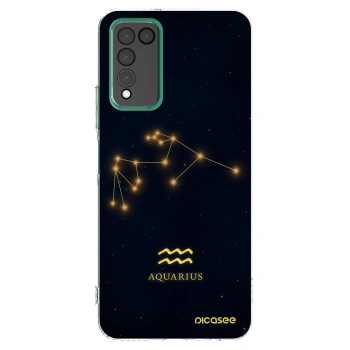 Picasee átlátszó szilikon tok az alábbi mobiltelefonokra Honor 10X Lite - AQUARIUS