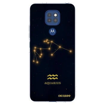 Picasee átlátszó szilikon tok az alábbi mobiltelefonokra Motorola Moto G9 Play - AQUARIUS
