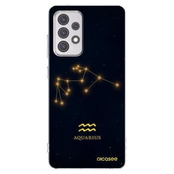 Picasee átlátszó szilikon tok az alábbi mobiltelefonokra Samsung Galaxy A52 5G A525F - AQUARIUS