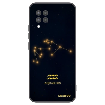 Picasee fekete szilikon tok az alábbi mobiltelefonokra Samsung Galaxy A42 A426B - AQUARIUS