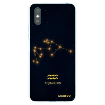 Picasee átlátszó szilikon tok az alábbi mobiltelefonokra Xiaomi Redmi 9AT - AQUARIUS