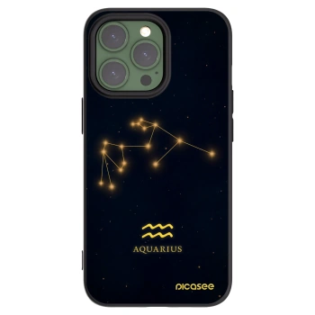 Picasee fekete szilikon tok az alábbi mobiltelefonokra Apple iPhone 13 Pro - AQUARIUS