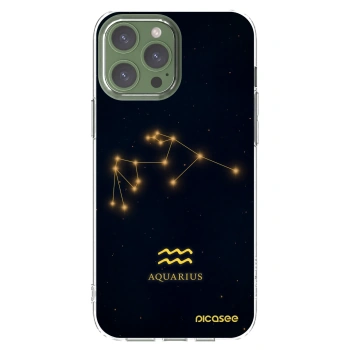 Picasee átlátszó szilikon tok az alábbi mobiltelefonokra Apple iPhone 13 Pro Max - AQUARIUS