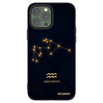 Picasee fekete szilikon tok az alábbi mobiltelefonokra Apple iPhone 13 Pro Max - AQUARIUS