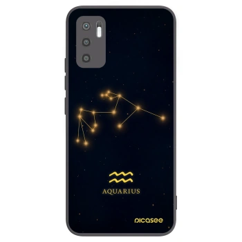 Picasee fekete szilikon tok az alábbi mobiltelefonokra Xiaomi Redmi Note 10 5G - AQUARIUS