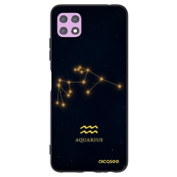 Picasee fekete szilikon tok az alábbi mobiltelefonokra Samsung Galaxy A22 A226B 5G - AQUARIUS