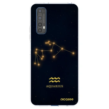 Picasee átlátszó szilikon tok az alábbi mobiltelefonokra Realme 7 - AQUARIUS