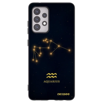 Picasee fekete szilikon tok az alábbi mobiltelefonokra Samsung Galaxy A52s 5G A528B - AQUARIUS