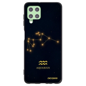 Picasee fekete szilikon tok az alábbi mobiltelefonokra Samsung Galaxy A22 A225F 4G - AQUARIUS