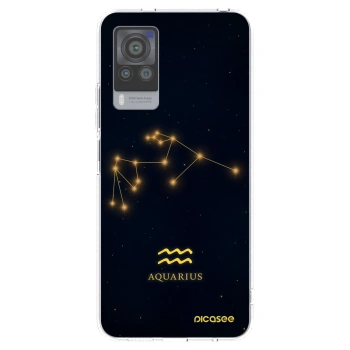 Picasee átlátszó szilikon tok az alábbi mobiltelefonokra Vivo X60 Pro 5G - AQUARIUS