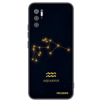 Picasee fekete szilikon tok az alábbi mobiltelefonokra Xiaomi Poco M3 Pro 5G - AQUARIUS