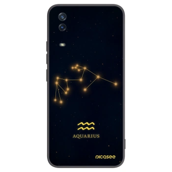 Picasee fekete szilikon tok az alábbi mobiltelefonokra Vivo Y11s - AQUARIUS