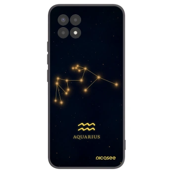 Picasee fekete szilikon tok az alábbi mobiltelefonokra Realme 8i - AQUARIUS