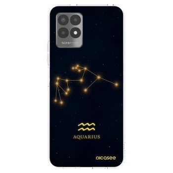 Picasee átlátszó szilikon tok az alábbi mobiltelefonokra Realme 8i - AQUARIUS