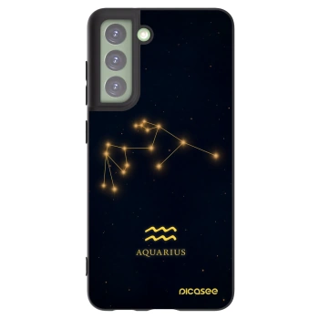 Picasee fekete szilikon tok az alábbi mobiltelefonokra Samsung Galaxy S21 FE 5G - AQUARIUS