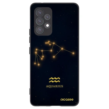 Picasee fekete szilikon tok az alábbi mobiltelefonokra Samsung Galaxy A53 5G A536 - AQUARIUS