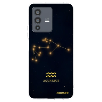 Picasee átlátszó szilikon tok az alábbi mobiltelefonokra Vivo V23 5G - AQUARIUS