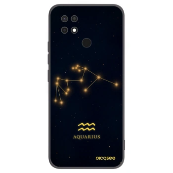 Picasee fekete szilikon tok az alábbi mobiltelefonokra Xiaomi Redmi 10C - AQUARIUS