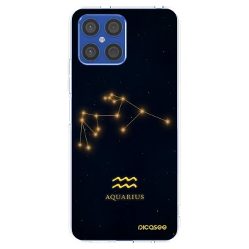 Picasee átlátszó szilikon tok az alábbi mobiltelefonokra Honor X8 4G - AQUARIUS