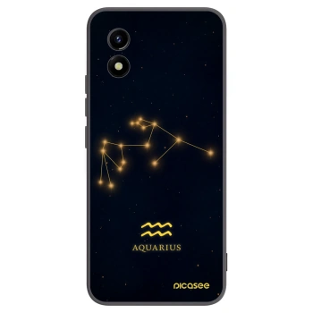 Picasee fekete szilikon tok az alábbi mobiltelefonokra Vivo Y01 - AQUARIUS