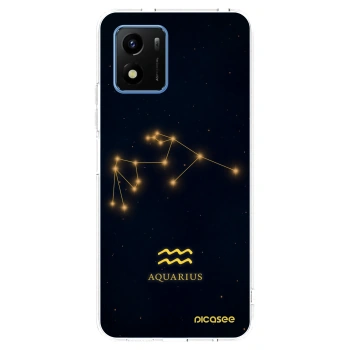 Picasee átlátszó szilikon tok az alábbi mobiltelefonokra Vivo Y01 - AQUARIUS