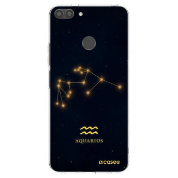 Picasee átlátszó szilikon tok az alábbi mobiltelefonokra Huawei P Smart - AQUARIUS
