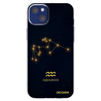 Picasee átlátszó szilikon tok az alábbi mobiltelefonokra Apple iPhone 14 Plus - AQUARIUS
