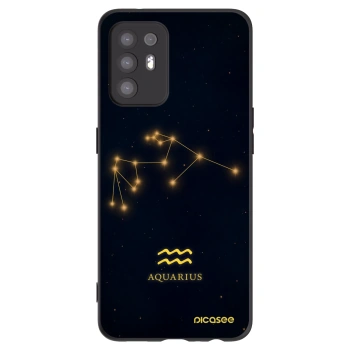 Picasee fekete szilikon tok az alábbi mobiltelefonokra OPPO A94 5G - AQUARIUS