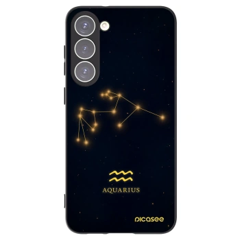 Picasee fekete szilikon tok az alábbi mobiltelefonokra Samsung Galaxy S23+ 5G - AQUARIUS