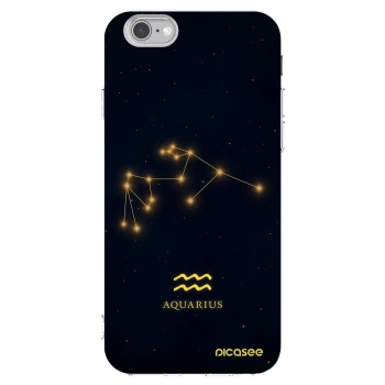 Picasee átlátszó szilikon tok az alábbi mobiltelefonokra Apple iPhone 6/6S - AQUARIUS