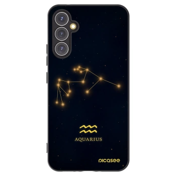 Picasee fekete szilikon tok az alábbi mobiltelefonokra Samsung Galaxy A34 5G A346B - AQUARIUS