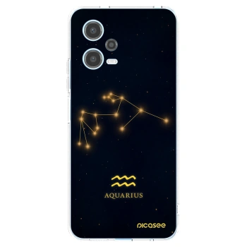 Picasee átlátszó szilikon tok az alábbi mobiltelefonokra Xiaomi Redmi Note 12 5G - AQUARIUS