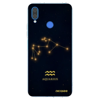 Picasee átlátszó szilikon tok az alábbi mobiltelefonokra Huawei Nova 3i - AQUARIUS