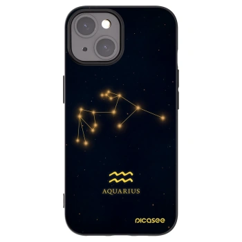 Picasee fekete szilikon tok az alábbi mobiltelefonokra Apple iPhone 15 - AQUARIUS