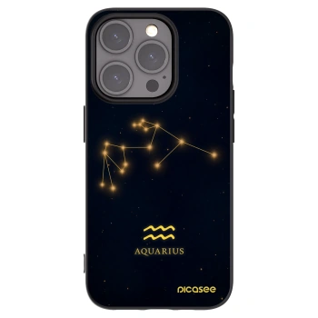 Picasee fekete szilikon tok az alábbi mobiltelefonokra Apple iPhone 15 Pro - AQUARIUS