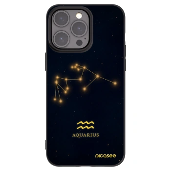 Picasee fekete szilikon tok az alábbi mobiltelefonokra Apple iPhone 15 Pro Max - AQUARIUS