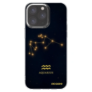 Picasee átlátszó szilikon tok az alábbi mobiltelefonokra Apple iPhone 15 Pro Max - AQUARIUS